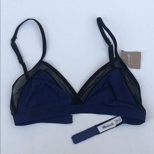 Madewell Mesh-Trimmed Michele Bralette
